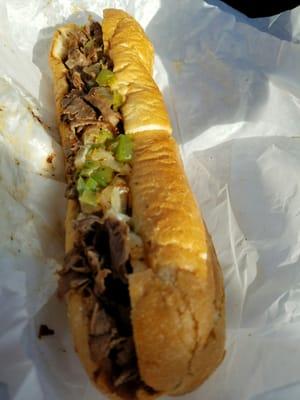 Philly Cheesesteak, way better than it looks in this photo
