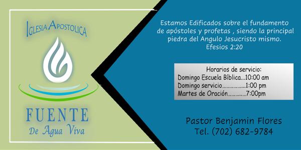 Iglesia Apostolica Fuente De Agua Viva