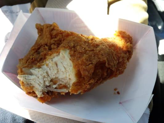 As a Chef, I have made and eaten my share of fried chicken, but, let me tell ya'll that this is the best I have had yet...