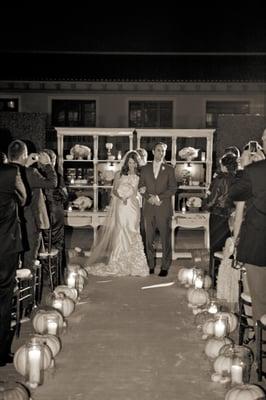 Night time wedding at The Montage Beverly Hills by The Stylish Soiree