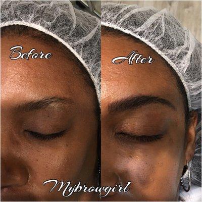 Love my brows!! Kim did an amazing job!!