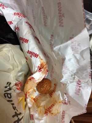 Lonely meatball.