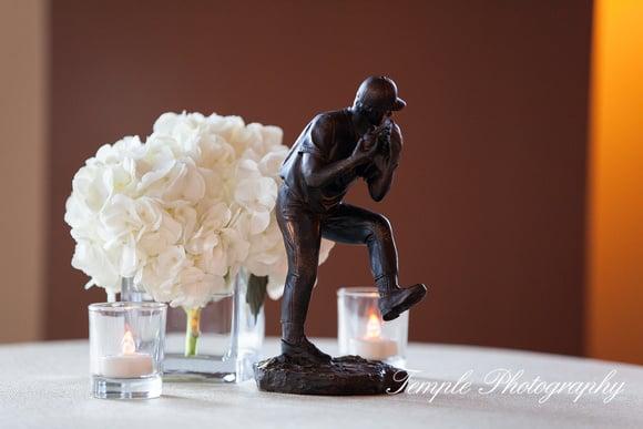 Cocktail reception centerpieces