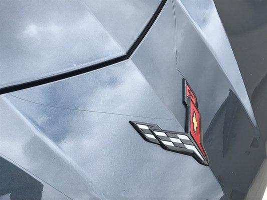 Cut lines from multiple pieces on the bumper. These ended up with cuts in the paint.