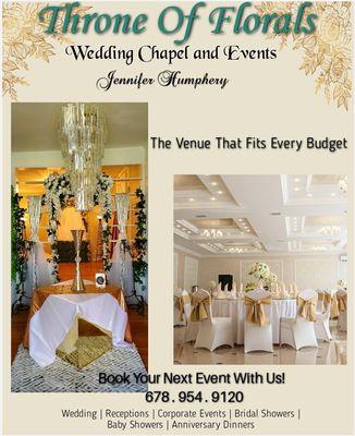 Throne of Florals Wedding Chapel and Events