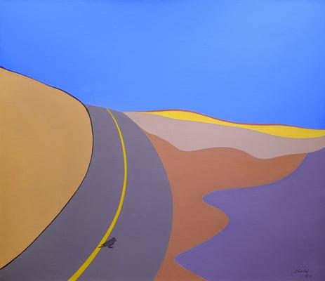 Just Me, the Road and a Crow