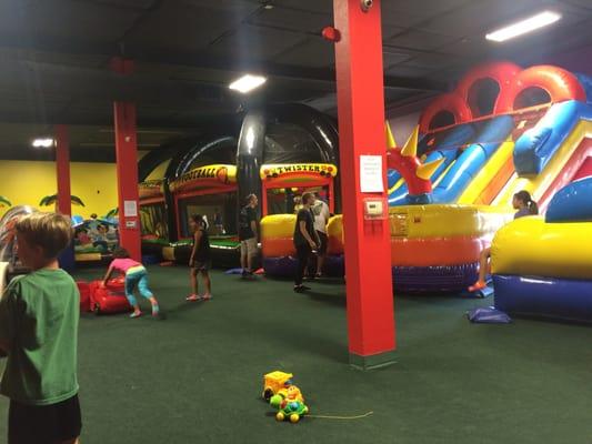 Indoor bouncy houses