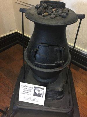old coal burning stove from a caboose on the L & N railroad