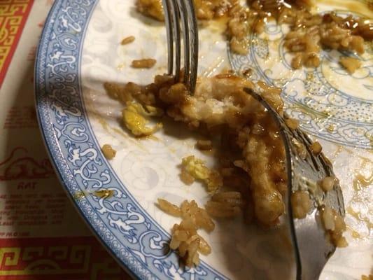 No meat to be found... :(