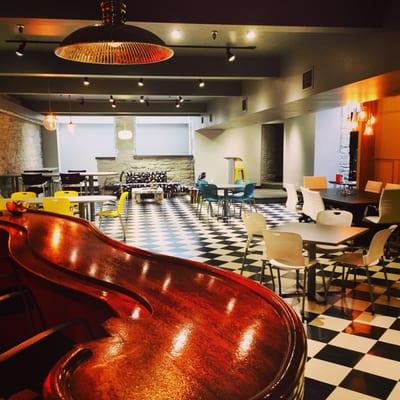 View from the Concierge Desk of The Tunnel Co Working Space.