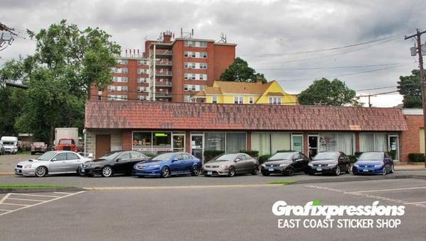Small car meet at the shop