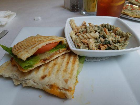 Bacon, Turkey & cheddar panini special