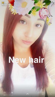 My new hair I'm so in love!!!