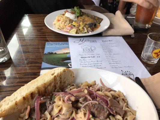 Green Chile Chicken Cheese Blue Corn Enchiladas $17.