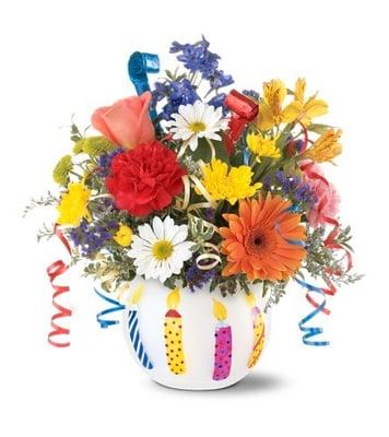 Happy Birthday Bouquet - go to www.villagegardens.com to order.