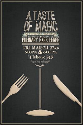 A Taste of Magic Logo and Postcard!
