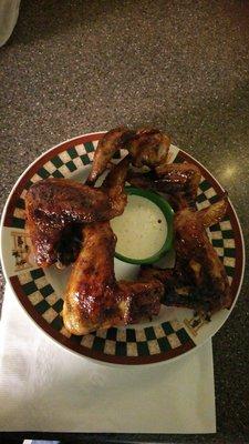 Teriyaki wings with ranch!