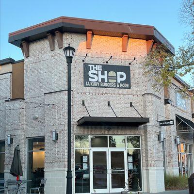 The front of the restaurant