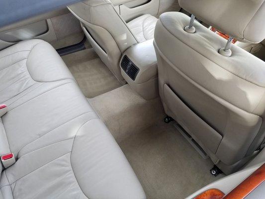 Refurbished interior on a 15 year old car