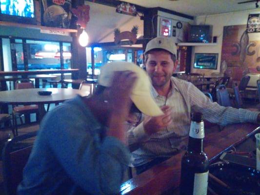 D and muggz Watching saints game