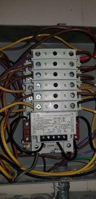 New contactor installation