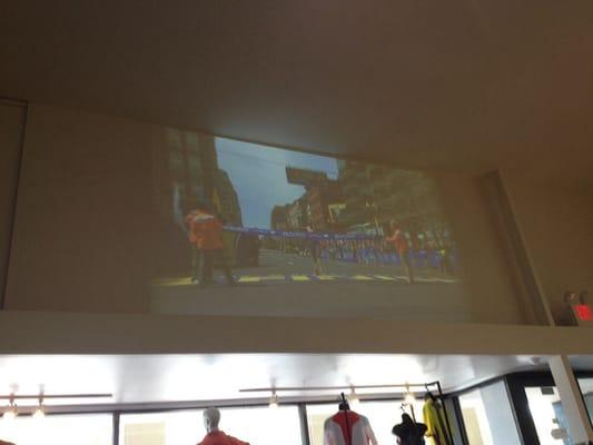 Hung out with the guys at URC and watched the historic 2014 Boston Marathon!!