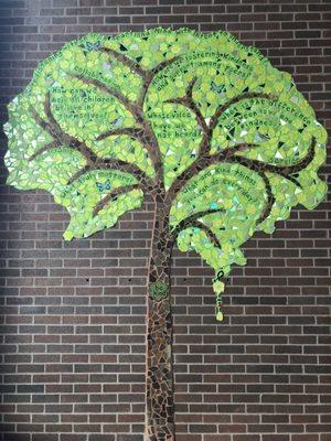 Beautiful Ben's Bell mural in the lobby.