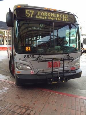 MUNI - 57 Parkmerced