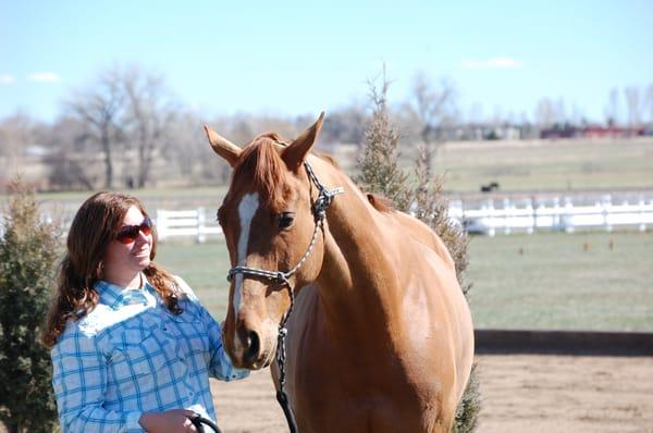Liz and her boy Levi.