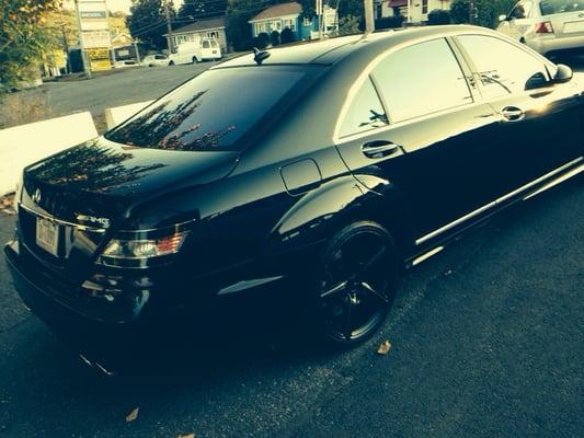 Outcome on a Mercedes S63 AMG that I stopped by for a new and improved product Mantz sells, called Able 5- Fogettttaboutit!