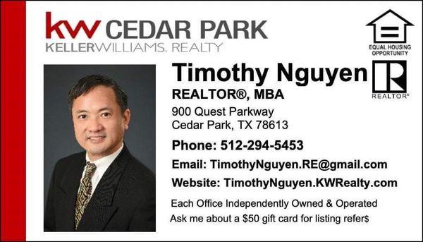 Timothy Nguyen - Realty Keller Williams