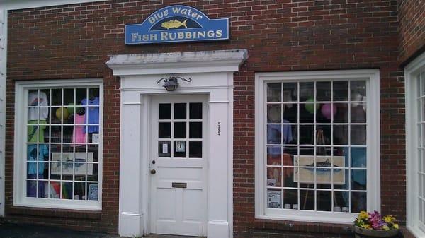 Blue Water Fish Rubbings