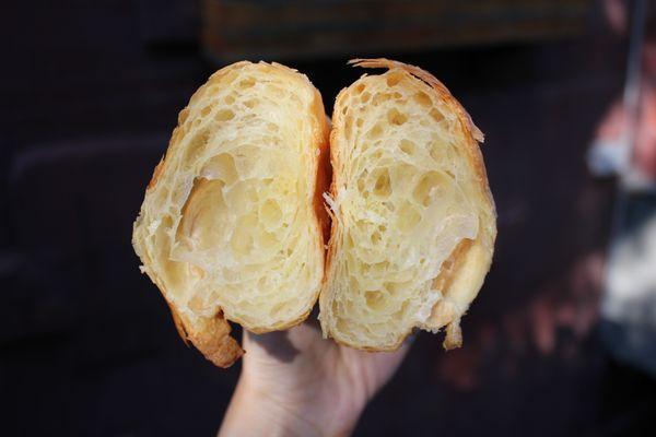 Inside of croissant ($2.99) - a bit underbaked inside :( very soft and doughy, tastes quite sweet.