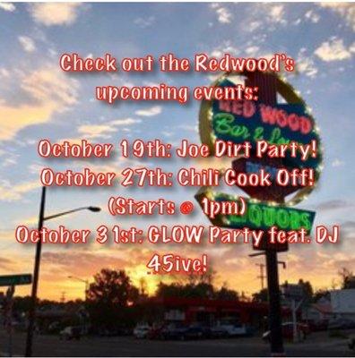 Come join us at our upcoming events!