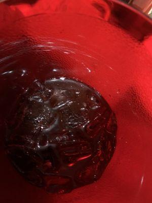 The white film in my drink