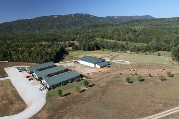 Our beautiful campus is located in the foothills of Glassy Mountain.