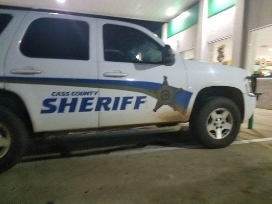 And everybody's getting fat except cass County sheriffs