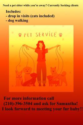 Sam’s pet services