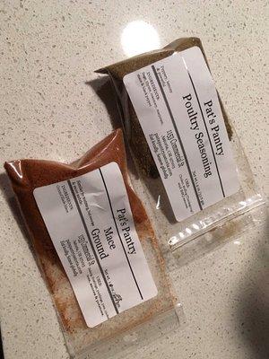 Small spice packages