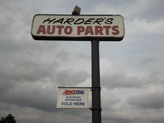 Their sign shines through, even on cloudy days.