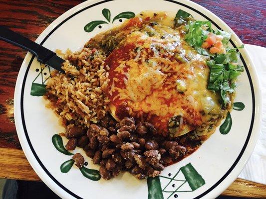 Carne Adovada Enchiladas