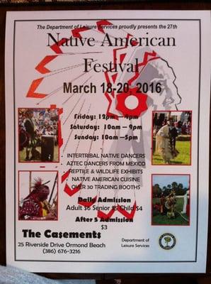Annual Native American Festival At The Casements