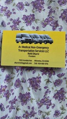 A+ Medical Non-emergency transportation Services