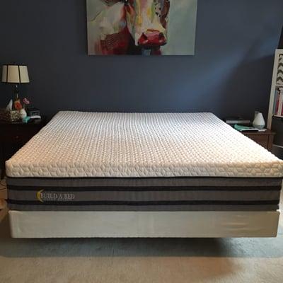 My new king size custom made build a bed