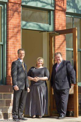 James Lewy, CFP™, Managing Director - Investments; Carrie Martin, Reg. Client Assoc.; John Brady, Senior Vice President - Investment Officer