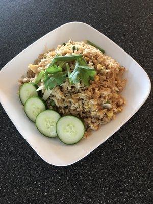 Thai Fried Rice......... totally delicious!!