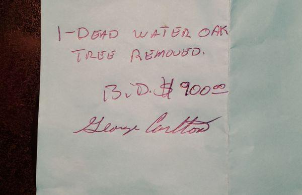 This was his promise. Because he takes cash makes me wonder if he even reports to the IRS.