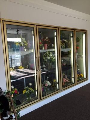 Premade bouquet cooler