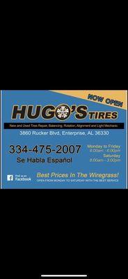 Hugo's Tires