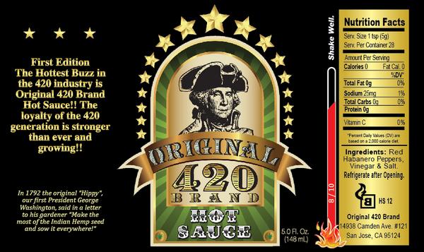 Original 420 Brand Hot Sauce!